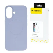 WOZINSKY Samsung Galaxy S25+ tekoči silikonski etui MagSafe - vijoličen