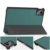 GS Komplet etuija + kaljeno steklo + 6 pisal za Lenovo Tab M11, Smartcase, zelen