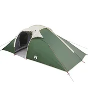 Vidaxl Tunelski šotor s streho Zelena 510 x 240 x 156 cm tafeta