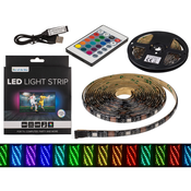 Set USB TV LED RGB trak televizijska osvetlitev 3m + daljinec