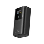 Prenosna baterija 10000mAh USB-A USB-C 55W - siva