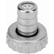 Ferro Adapter za vrtno cev 3/4. Plastični čep za zunanjo pipo.