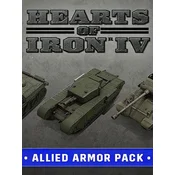 Paradox Interactive DLC Hearts of Iron IV: Allied Armor Pack (Cijeli svijet)
