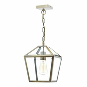 Där Lighting CHU0175 - Luster na lancu CHURCHILL 1xE27/60W/230V mesing