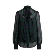 Lauren Ralph Lauren Bluza indigo / smaragd / črna