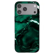 Silikonski črni ovitek za Apple iPhone 18 Pro Max - Dark emerald