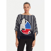 Joseph Ribkoff Bluza 251180 Mornarsko modra Relaxed Fit