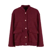 Urban Classics Prehodna jakna Teddy burgund
