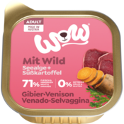 Mokra pasja hrana ADULT z divjačino, algami + sladkim krompirjem - 150 g
