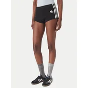 adidas Športne kratke hlače Adiluna Season 2 X Jennie Knitted Short Shorts LD8935 Črna Regular Fit