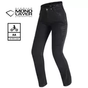 Ženske motoristicke tajice Trilobite Omnia 2267 – slim fit, crne