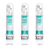 DEVIA Kabl USB Kintone Tube Cable Micro 2.1A/ bela