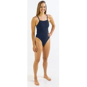Womens swimwear finis skinback solid navy 34