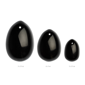 La Gemmes Yoni Egg Set Black Obsedian L-M-S