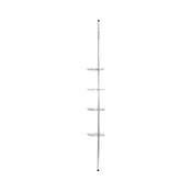WENKO 18596100 - Ugaoni element PREA 28 x 200 cm, nerdajuci celik/sjajni hrom