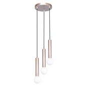 ITALUX PND-33574-3-CF - Luster na sajli FILANO 3xG9/5W/230V ružicasto zlato