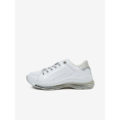 White Womens Leather Sneakers Tommy Hilfiger City Air Runner - Women
