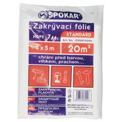 Zaščitna folija HDPE 7my 4x5M Spokar - 1 kos