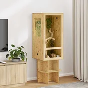 vidaXL Terarij Smeđa 50 x 50 x 100 cm OSB