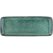 Bitz Pravokoten servirni krožnik 38 x 14 cm - črna/zelena