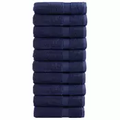 Vidaxl vidaXL Premium brisače SOLUND, 10 kosov, temno modre, 50x100 cm