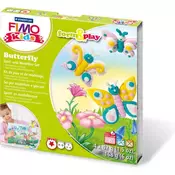 Rayher. FIMO Kids set metulj, 4x42g, modelirka, navodila, scena