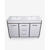 Ceramica Lux Ormaric za kupatilo Atina Wenge, Donji deo 120, Plazma dupla