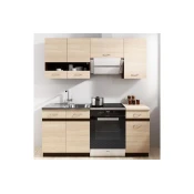Kuhinjska enota VALERIA 180 cm rjava/hrast sonoma