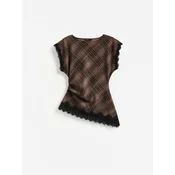 Reserved - Asimetricna bluza sa cipkom