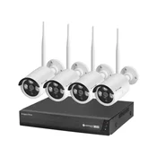 Krüger&Matz Connect C200 Wi-Fi Full HD videonadzorni komplet s 4 kamere