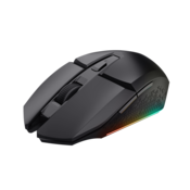 TRUST Zaupajte igralnici GXT 110 Felox Rechargeble Wireless Gaming Mouse, 80H Playtime, 800-4800 DPI, LED osvetlitev z večbarvnimi barvami, 6 gumbov, RGB računalniška miška za PC, prenosnik, Windo, (20833472)