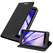 Cadorabo Cadorabo Ohišje, združljivo z HTC Desire 820 v nočna črna - Zaščitni ovitek z magnetnim zapiranjem, stoječo funkcijo in režo za kartice, (20549496)