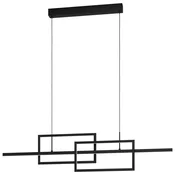 EGLO Viseca lampa PUEBLA LED 115 cm crna 39797