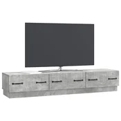 TV omarica Betonsko siva 147 x 34,5 x 27 cm Inženirski les