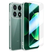 OEM Mayaxess, Ovitek za Xiaomi 17 z zaščito zaslona iz kaljenega stekla, Prozorna, (5000274918)