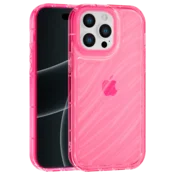 Aurora Wave maska za iPhone 15 Pro - crvena