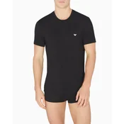 Emporio Armani za moške. EM001849_AF14134 Komplet dveh črnih telovnikov (XL), Črna, Priložnostno, Viskoza, Elastan, Kratek ro