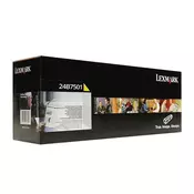 Lexmark original toner 24B7501, yellow, 6000str.