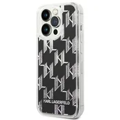 Karl Lagerfeld OVITEK KARL LAGERFELD ZA IPHONE 14 PRO MAX 6.7 TEKOČI BLEŠČIČNI MONOGRAM ČRT