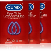 Durex Feel Thin Extra Lubricated 2+1 kondomi 54 kos