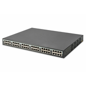 Gigabit Ethernet PoE+ Injector Hub, 802.3at, 10G 24-port, Power Pins:3/6(+), 1/2(-), 370W