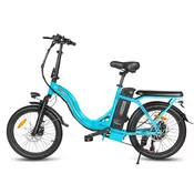 Samebike Zložljivo mestno električno kolo SAMEBIKE CY20, kolo z 20 naperami, 350 W 36 V 13 Ah, jezerno modra, (21960290)