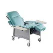 VEVOR Naslanjač z 4 položaji medicinski geriatrični stol 94x79x128 cm zelen
