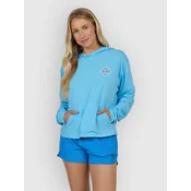Salty Crew Tippet Fill Tech Hoody Longsleeve Lycra pool blue