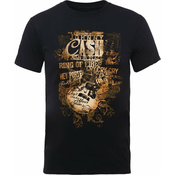 Johnny Cash Unisex majica Guitar Song Titles L