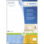 Herma Address Labels 148,5x205 400 Sheets DIN A5 400 pcs. 8690
