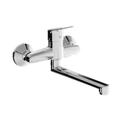 JIKA H3112E70042301 - Pipa za umivalnik TALAS 15x26,1 cm sijajni krom