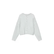 Pull&Bear Pletena jopa svetlo siva