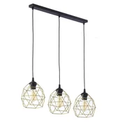 TK Lighting Viseča svetilka GALAXY ČRNO/ZLATO 3459