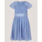 Monsoon Children Haljina za devojcice Ava Chiffon, Plava